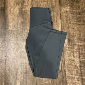 Aerie 7/8 Leggings in Olive Green
